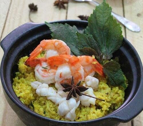 seafood com ni curry rice
